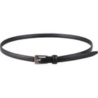 【SL】ピンバックルベルト 1.4cm幅/ブラック(ウエスト88cmまで対応)