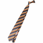 【WEB限定/OUTLET】【BL】シルクストライプネクタイ 7.0cm幅/ゴールドブラウン×ネイビー×ホワイト/ITALIAN FABRICS