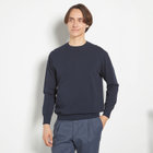 【RBC】コットンブレンドクルーネックニット/ネイビー/マシンウォッシャブル/「UVカット」「接触冷感」
