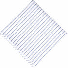 【発送在庫あり】【日本製】ハンカチ/コットン(綿)100%/ホワイト×ブルーストライプ