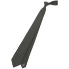 【BLACK LINE】シルクブレンドドットネクタイ 7.5cm幅/グリーン