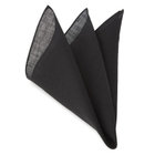 リネンポケットチーフ/ブラック