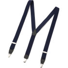  Y型サスペンダー クリップ式 3.0cm幅/ネイビー