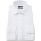 【発送在庫あり】【WEB限定】【BLACK LINE】ワイドカラーワイシャツ/ホワイト/「4S」スーパーノンアイロン・ストレッチ