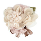 コサージュ/ベージュ