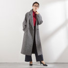 ダブルブレストロングチェスターコート/グレー