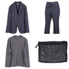 【WEB限定/OUTLET】【発送在庫あり】【RBC】【長袖】Remote Pack Suit/2釦ジャケット・パンツ・Tシャツ・ウォッシャブルネット(4点セット)/ネイビー