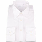 【WEB限定/OUTLET】【SL】【形態安定】レギュラーカラードレスワイシャツ/ホワイト×ブロード (無地)