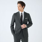 SLATL&DEAN☆パンツスーツ ダブル 3ピース チェック 総柄 ブルー