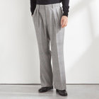 【Take.it.easy】2タックワイドパンツ/グレンチェック/CANONICO 1663 fabric made in italy/※裾上げ必要