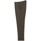 【5DAYS CLOSET】【RBC】【秋冬】TUMUGITO 1タックテーパードパンツ セットアップ対応/ ブラウン×ツイル /ウエストムーブ /ウォッシャブル ※裾上げ必要