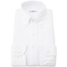 【WEB限定/OUTLET/汚れ・キズ等有】【CLASSICO TAPERED】ボタンダウンドレスワイシャツ/ホワイト