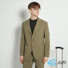 【RBC】【春夏】3釦段返りシングルジャケット/カーキ/パッチポケット/4S AIR