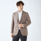 【Archive】最高級リネンウール ジャケット 先染め千鳥ワッシャーリネンジャケット(その他のジャケット
