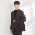 【CLASSICO TAPERED】【秋冬】コーディネートパンツ付き/2釦シングルスーツ 1タック/ブラウン×グレンチェック+ブラウンソリッドパンツ/ウエストムーブ/4S SUSTAINABILITY&ECOLOGY FABRIC/※パンツ裾上げ済仕様