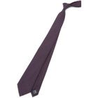 【BLACK LINE】シルクブレンドドットネクタイ 7.5cm幅/パープル