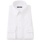 【WEB限定/OUTLET/汚れ・キズ等有】【BLACK LINE】【形態安定】ボタンダウンワイシャツ/ホワイト