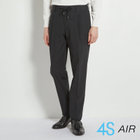 【RBC】【春夏】2タックパンツ/ブラック/ウエストシャーリング仕様/4S AIR/※裾上げ必要