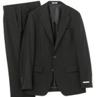 【CLASSICO TAPERED】【春夏】2釦シングルフォーマルスーツ 1タック/スーパーブラック/ウエストムーブ/※裾上げ必要