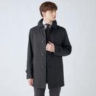 【BL】ステンカラーボンディングコート/ブラック/WATERPROOF