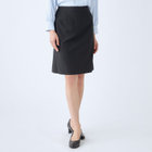 【SUIT SELECT×Samantha Thavasa】【年間】バックフレアセミタイトスカート/究極のブラック/4S/マシンウォシャブル