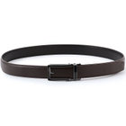 【フリーアジャスト仕様/5mm間隔/32段階】バックルベルト 2.9cm幅/ブラウン(ウエスト94cmまで対応)