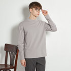 【RBC】モックネックロングTシャツ/グレー/「吸汗速乾」「接触冷感」「UV加工」