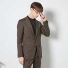 【CLASSICO TAPERED】【春夏】2釦シングルスーツ 1タック/ブラウン/ウエストムーブ/REDA ACTIVE/NEW ZEALAND MERINO/SHOWER CLEAN/※パンツ裾上げ済仕様