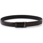 【フリーアジャスト仕様/5mm間隔/32段階】バックルベルト 2.9cm幅/ダークブラウン(ウエスト94cmまで対応)