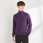 【RBC】【秋冬】タートルネックニットセーター/パープル