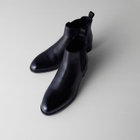 サイドゴアブーツ/ブラック/牛革（キップ）「LWG認証レザー」