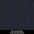 【日本製】【WOMEN'S】【パターンオーダー】【RELAX TAPERED】【春夏】スーツ/ネイビー×ハウンドトゥース/4S Sustainable (POLYESTER100%)