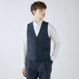CLASSICO TAPERED】【秋冬】ウール2釦ジャケット/ネイビー