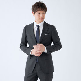 CLASSICO TAPERED】【秋冬】2釦シングルスーツ 1タック/グレー