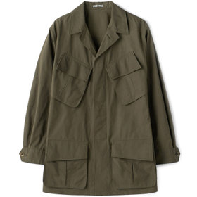 【Take.it.easy】ファティーグジャケット/カーキ/British millerain cotton100%