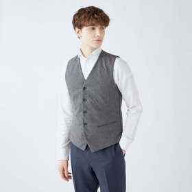 WEB限定/OUTLET】【SL】【秋冬】リバーシブルジレ(ベスト)/ネイビー