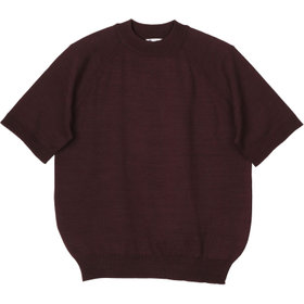 【未使用】ブリーフィング モックネック ハイネック Tシャツ 半袖 ブラウン 茶 未使用】ブリーフィング モックネック ハイネック Tシャツ 半袖