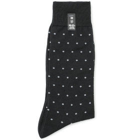 発送在庫あり】ソックス/ネイビー×ワイドリブ/抗菌防臭/つま先