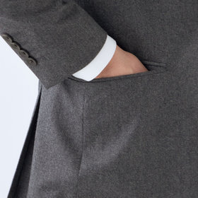 CLASSICO TAPERED】【秋冬】2釦シングルスーツ 1タック/グレー CLASSICO TAPERED】【秋冬】2釦シングルスーツ 1タック/グレー