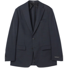 【BLACK LINE】2釦シングルジャケット/ネイビー×サイロフィル/NEW ZEALAND WOOL MIX Super100’s