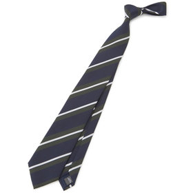 SILVER LINE】シルクストライプネクタイ 8.5cm幅/グリーン×パープル