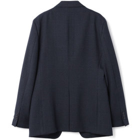 スーツセレクト スリーピース センターベント 背抜き エイトストップ ネイビー SLIM TAPERED_2】【秋冬】2釦シングルスリーピーススーツ 0