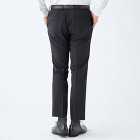 OBSIDIAN テーパードパンツ ブラック S SLIM TAPERED】【春夏】0タックテーパードパンツ/ブラック