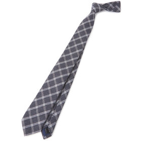 ペット ネクタイ 黒星 30〜46cm BLACK LINE】シルクブレンドストライプネクタイ 7.5cm幅