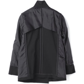 【美品】LIMI feu　春ダブル ジャケット　デカボタン　黒　コットン ギャバ 34350-288-