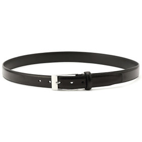 ピンバックルベルト 3.0幅/ブラック(ウエスト91cmまで対応)（BK