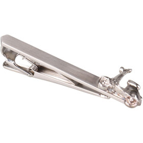 ネクタイピン？　ブックマーク？ ネクタイピン タイクリップ 59mm×12mm/バイク（T129_S）｜レディース