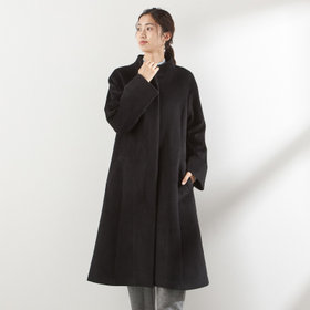 SL】ウールスタンドカラーベルテッドコート/グレー（SJC2401-21_S
