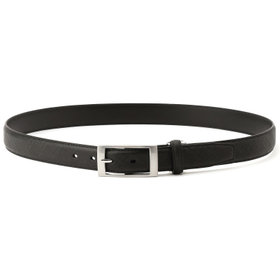 【未使用】PUTUMAYO パール付きベルト 黒 アクアスキュータム｜穴無しベルト｜ディアスキン・鹿革【MORIYA公式通販】