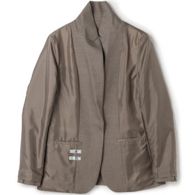 スーツセレクト【秋冬】パンツスーツ　グレイッシュモカ/ウォッシャブル RELAX TAPERED_2】【秋冬】1釦シングルテーパードパンツスーツ